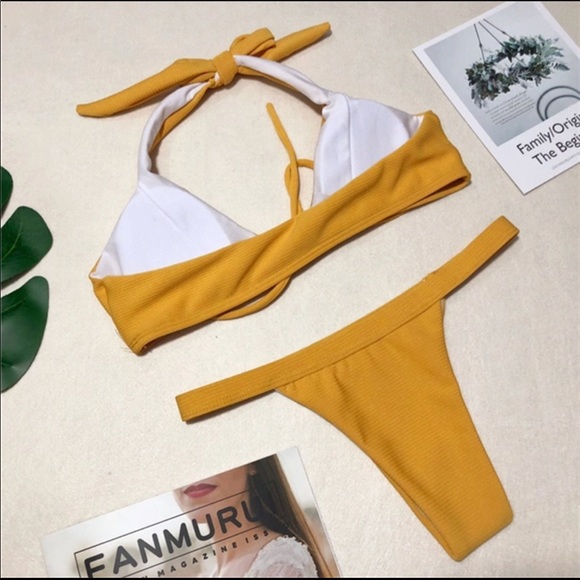 🆕Front Bow Tie two Piece Bikini - Picture 3 of 5